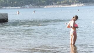 Turkish Girl With Huge Boobs Candid Voyeur 2