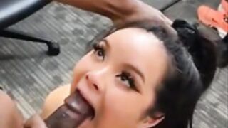 bbc force asian chick with necklace