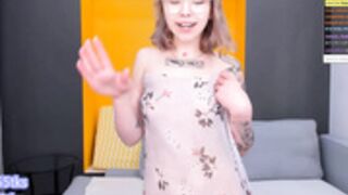 Shiny_Bell naked slips with sheer sarong 29 March 2023