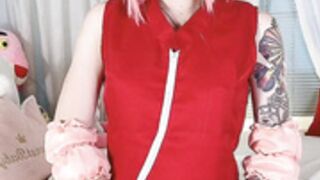 Karneli Bandi Sakura Cosplay fuck