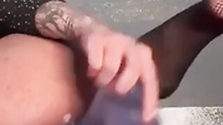 Unamilfy22 ride a dildo