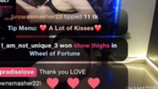 pradiselove camshow buttslap 420