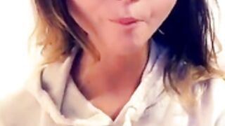 Sluttylittlelex Plays and Sucks Anal Beads Onlyfans