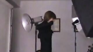 Black spandex zentai with mask