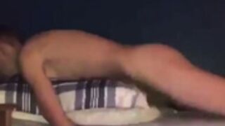 Fenix burns fucking a pillow