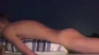 Fenix burns fucking a pillow