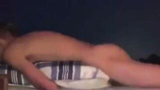 Fenix burns fucking a pillow