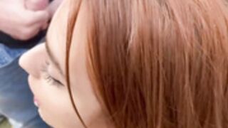 Dollydyson collects 17 cumshots at the park