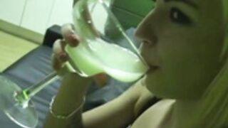 Silvana drinks cum