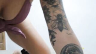 Breast Mom masturbating and cum