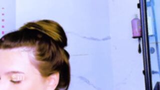 Naked victoria_karma with Yokozuna Hairstyle in shower