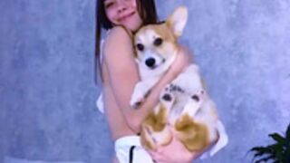 Goofy nika_lodge naked mostly except when w/ Doge
