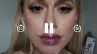 Elle brooke cum on face