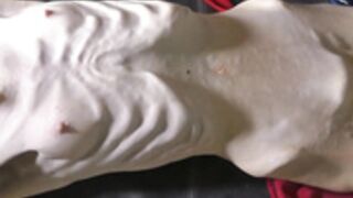 anorexic Christin 16-03-2020 bath