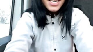 Swedish/ camgirl Etherealsweden Livestream in car