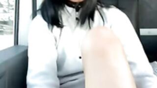 Swedish/ camgirl Etherealsweden Livestream in car