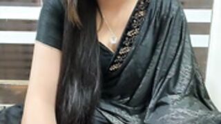 Meenakshi- black saree strip