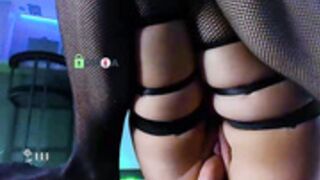 When not posing at specific angle Cherry vulva's HUGE