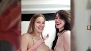 Tanukii and Kitsune nude show