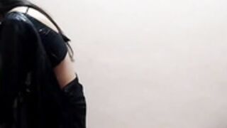 Black saree magic'