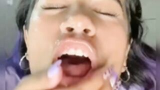 Brazilian Girl Big Tongue Fetish - Comp 1
