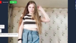 CUTE RUSSIAN HELP ME CUM DANCING AND STRIPPING FOR ME