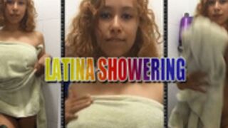 Latina Showering