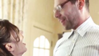 The student sucks his teacher