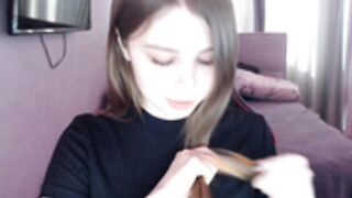 Tripleprinces nip slip behind hair