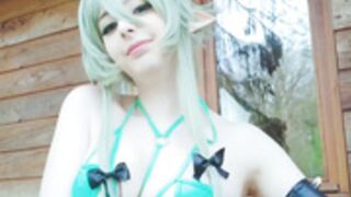 goblin slayer high elf archer cosplay Mikomi Hokina r18