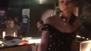 Lady Waks smoking weed