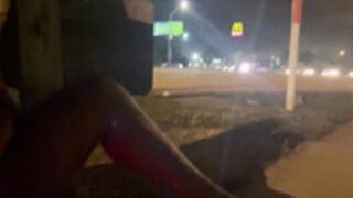 Tessa Tasty Having Fun at Night