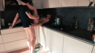 Stacy Cruz getting fucked in the kitchen