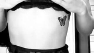 Danish Vanessa show her tits in sexy lingerie