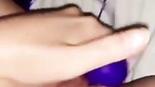 Tara Burchett fucks herself with double dildo