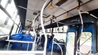 nalgonasex_ completely naked on bus