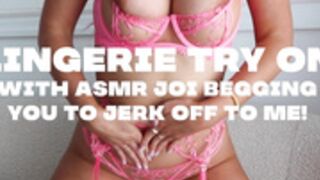 Gwen Gwiz - ASMR Lingerie try-on and JOI