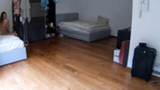 Zara hot dance and masturbates wide open