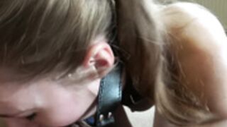 Miss Deep Misia - Gagged Gets Anal and Piss in Mouth