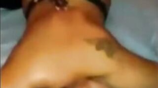 Indian Wife massage by Black Guy while husband records