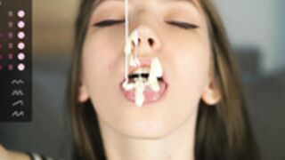 Angels_Kiss - Fake Cum on face - 14/04/2023