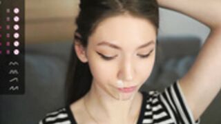 Angels_Kiss - Fake Cum on face - 14/04/2023