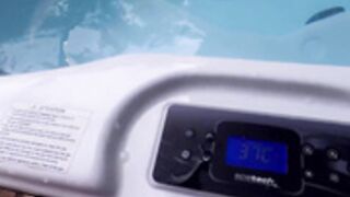 scarlet chase - hot tub anal fun