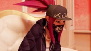 akali and ahri gangbang