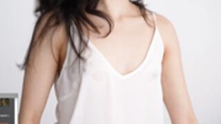 Naughtysammx in a wet top on 14 April 2023