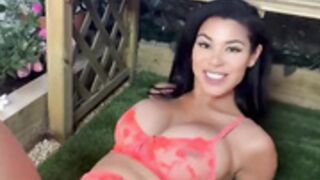 wanking outside to avoid the B O smell