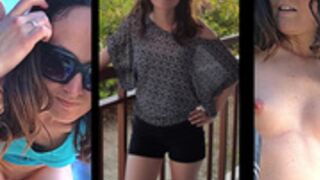 Zoey films herself changing