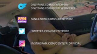 GentlyPerv - Married blonde helps him cum in the car