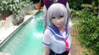 Hidori Rose Bronya cosplay Honkai impact