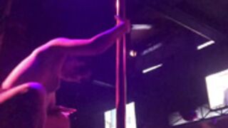 Mistybabyx OF Strip Club Pole Dance